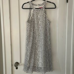 Betsey Johnson Pink Label Polka Dot Shift Dress Size 8